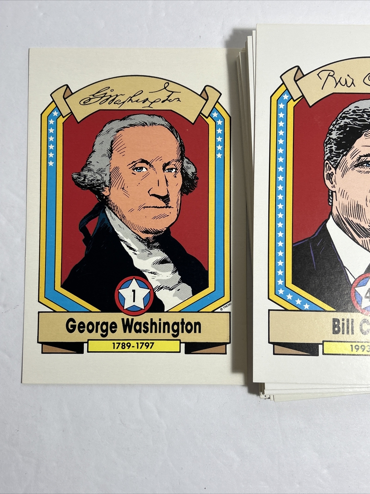 Trend Presidents of the United States Fun-To-Know Flash Cards 1992 T-1662