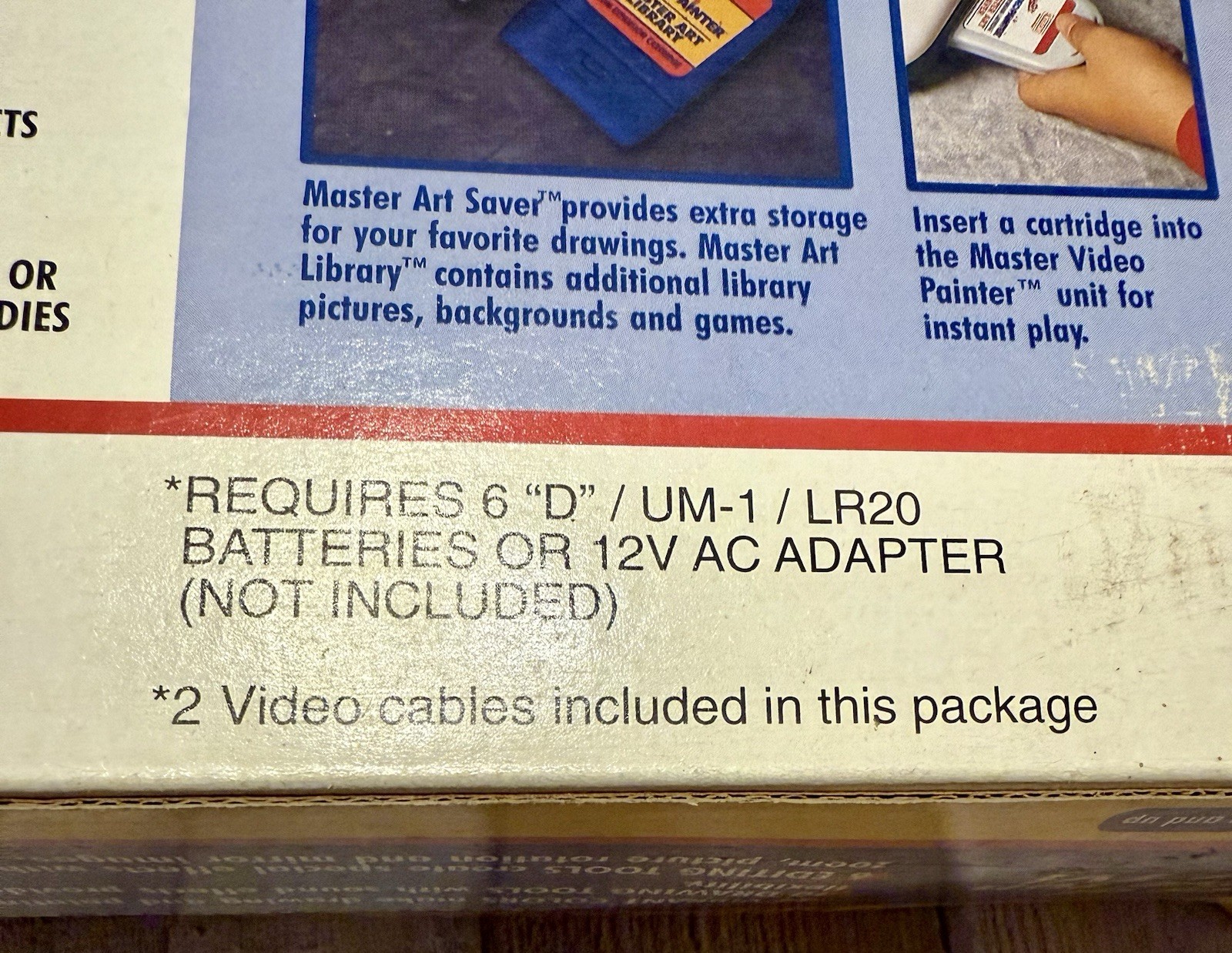 Vintage VTech Master Video Painter In Box Stylus Cord Manual Very Nice