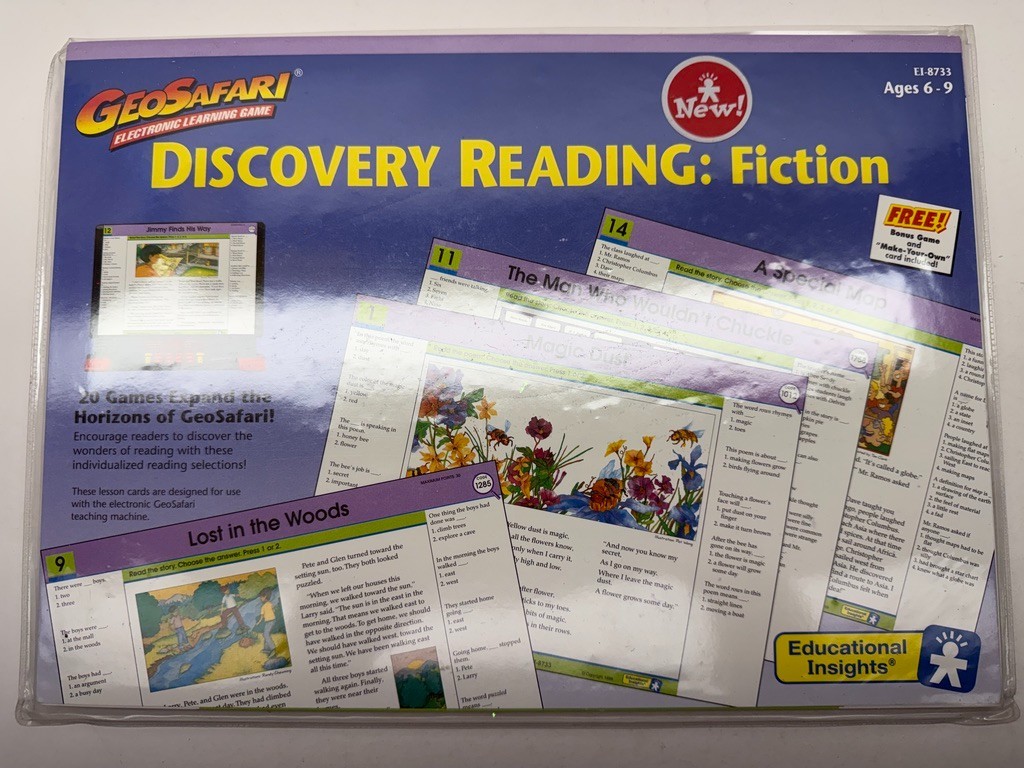 GeoSafari Full Set – Discovery Reading Fiction EI 8733 Combine N Save