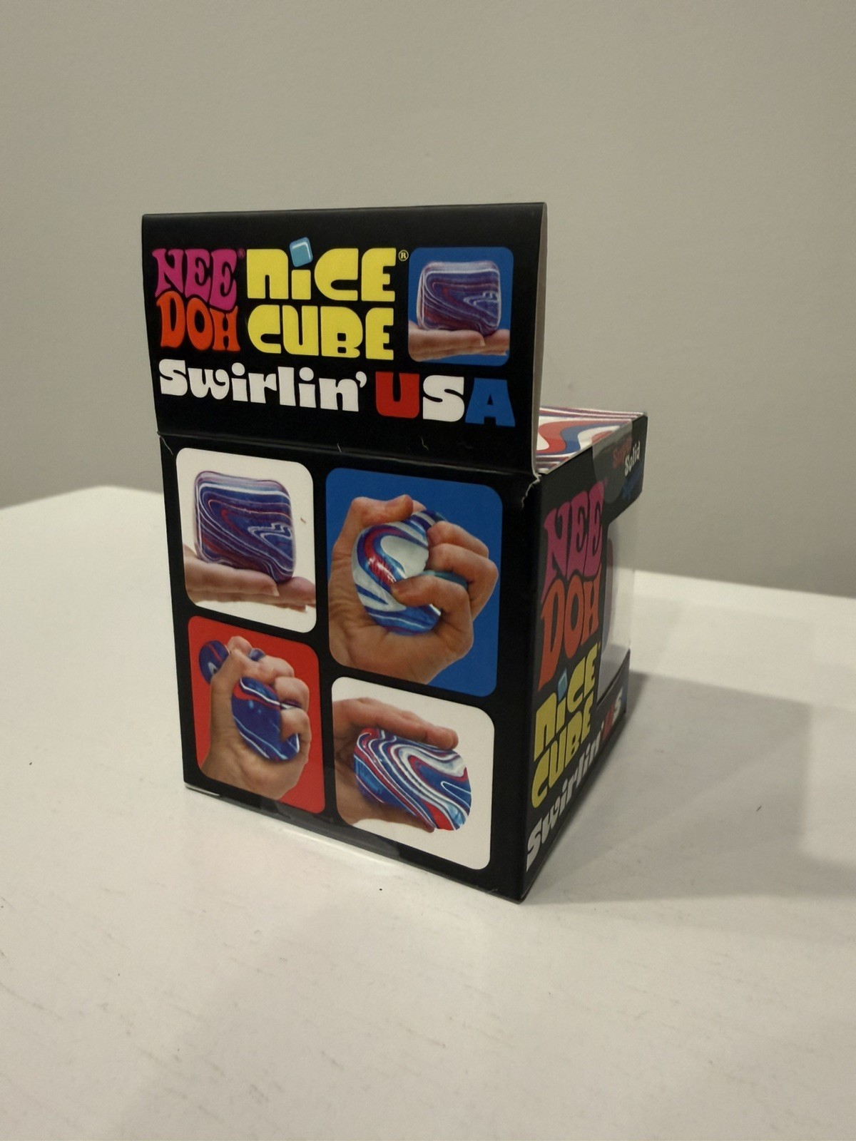Schylling Needoh Nice Cube Swirlin’ USA 2.5″ Viral