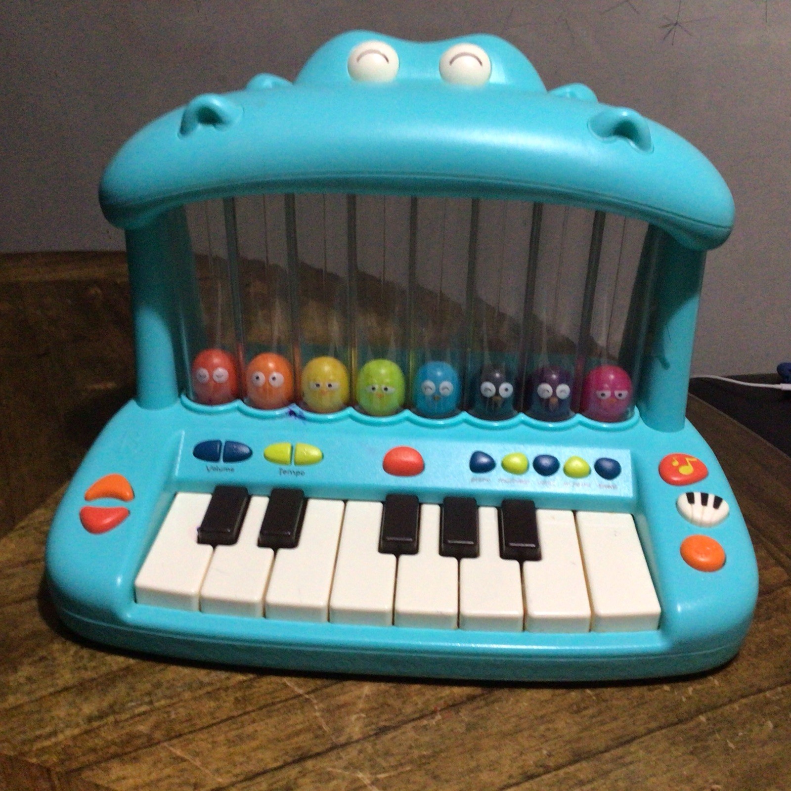 B Toy Hippo Pop-Musical Toy Keyboard -Play Piano Songs, Sounds and Lights