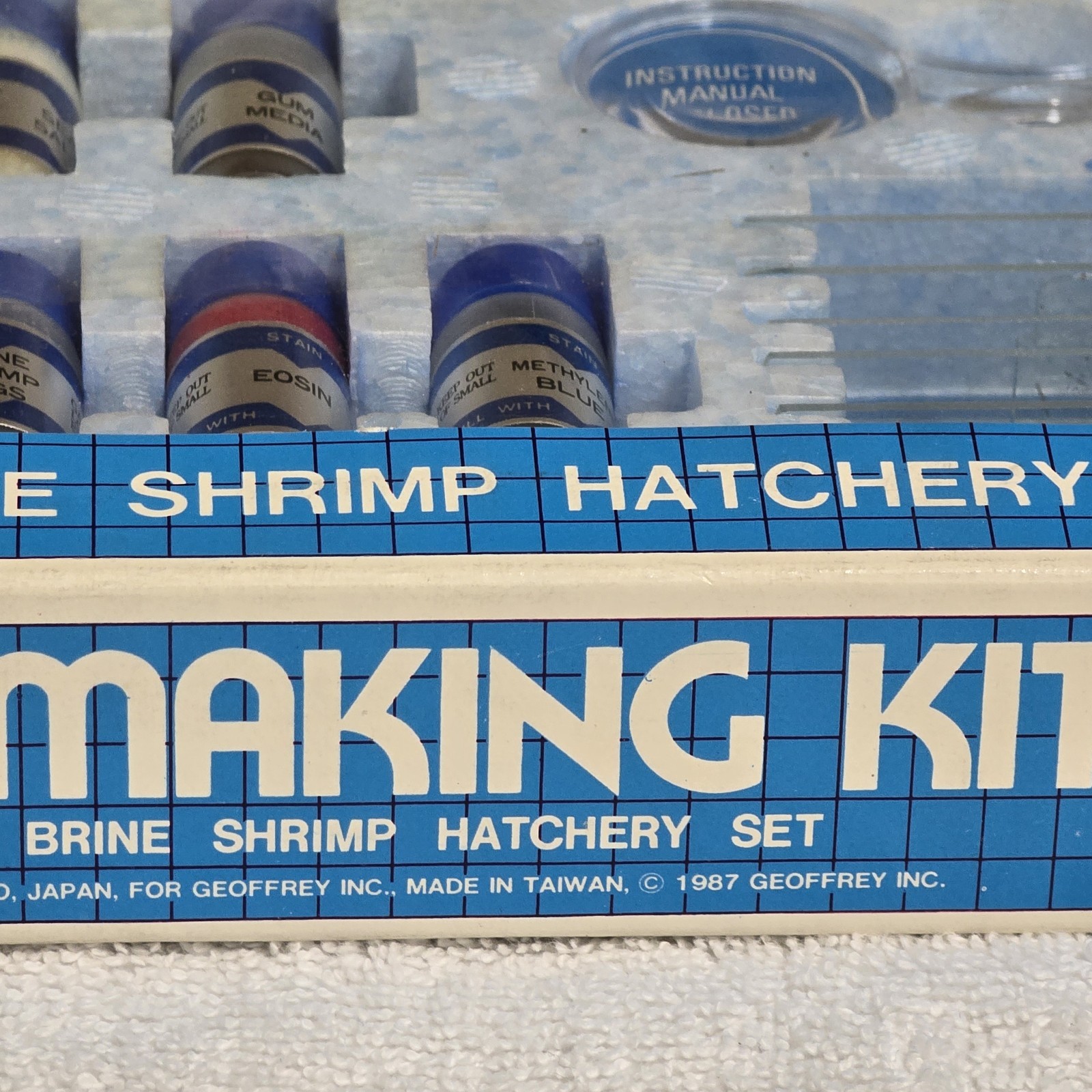 VTG 1987 Edu Science Slide Making Kit 34 Pc. Toys R US