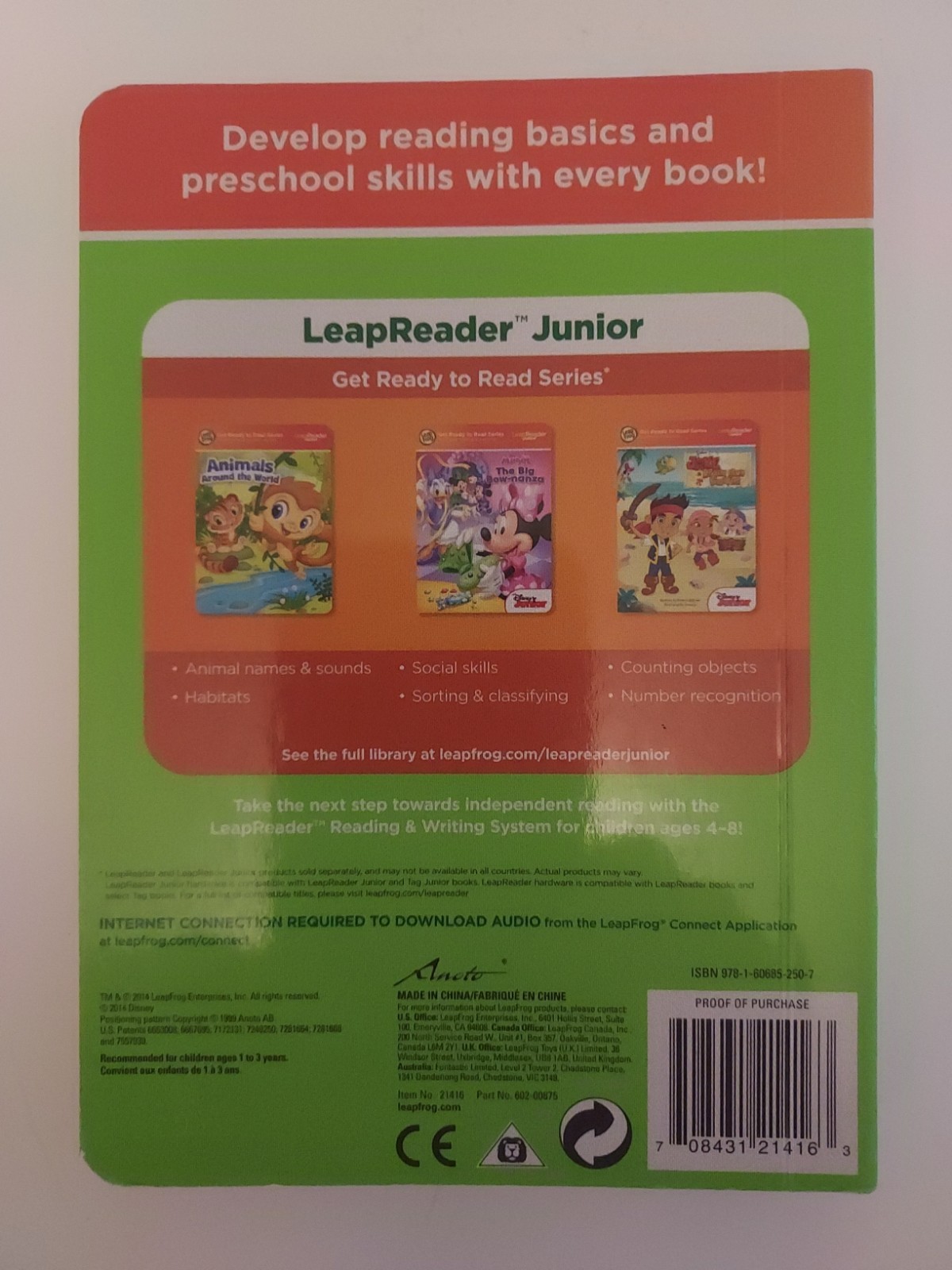 Leap Frog Tag Junior MICKEY MOUSE CLUBHOUSE Mickey’s ABC Friends