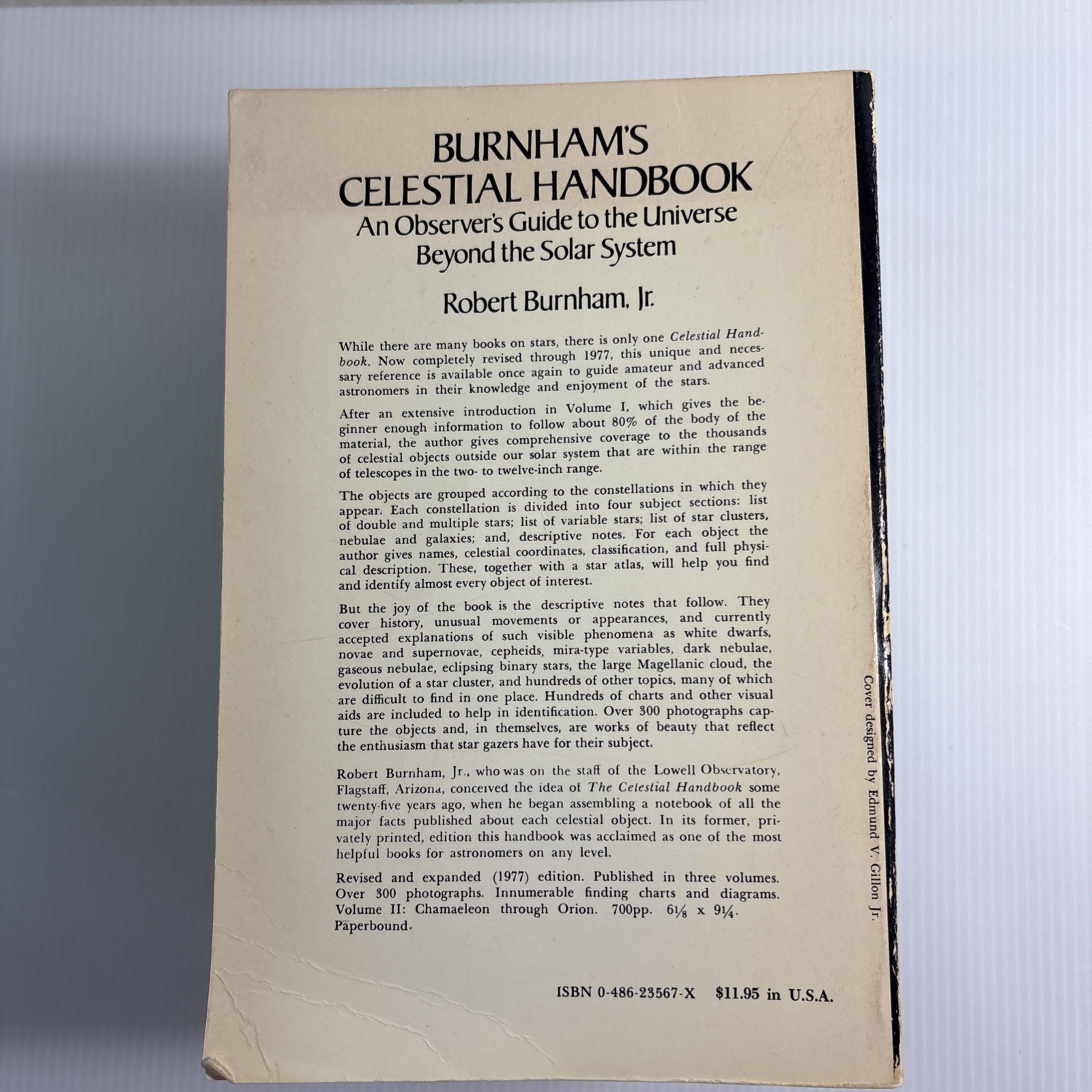 Burnham s Celestial Handbook, Vol 1-3 An Observer s Guide to the Universe
