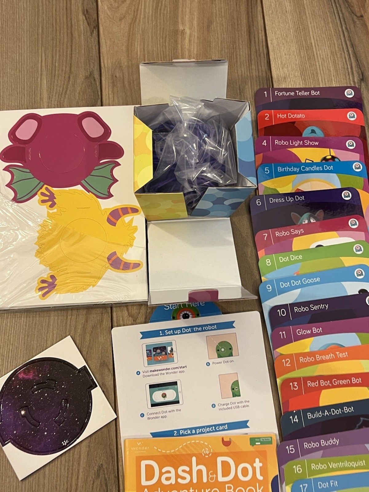 Wonder Workshop Dot Creativity Kit DO01 Robot Bluetooth Ages 6+ 2017 APP Control