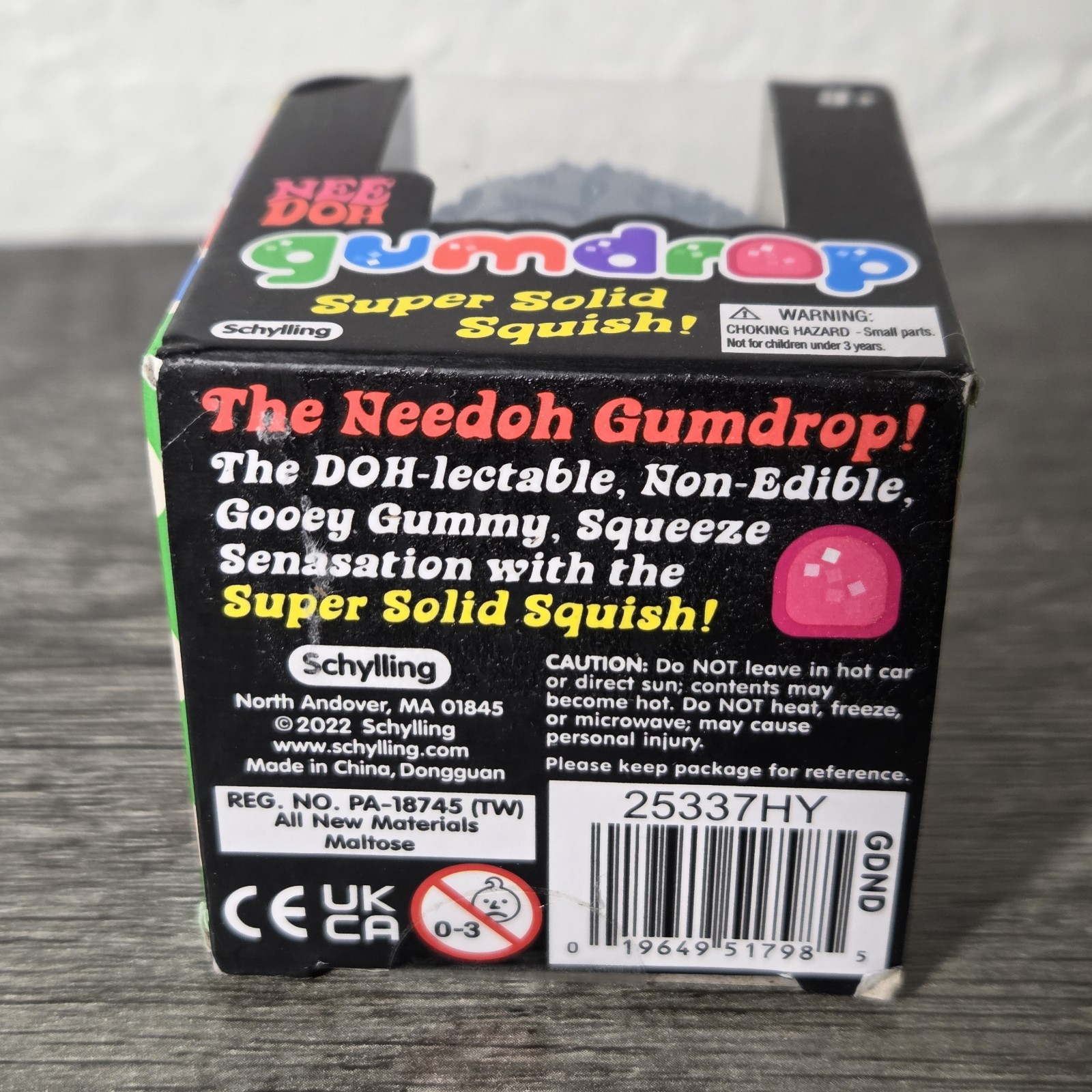 Needoh Gum Drop BLUE Squishy Fidget Ball Viral Tiktok Trend Gumdrop NEW NEE DOH