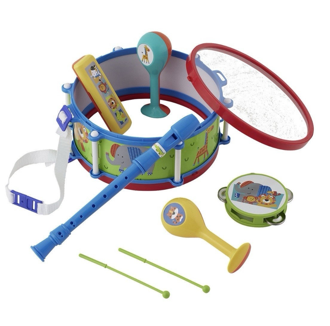 imaginarium All in 1 Music Set 8 Piece Kids Musical Drum Ages 2+ Years