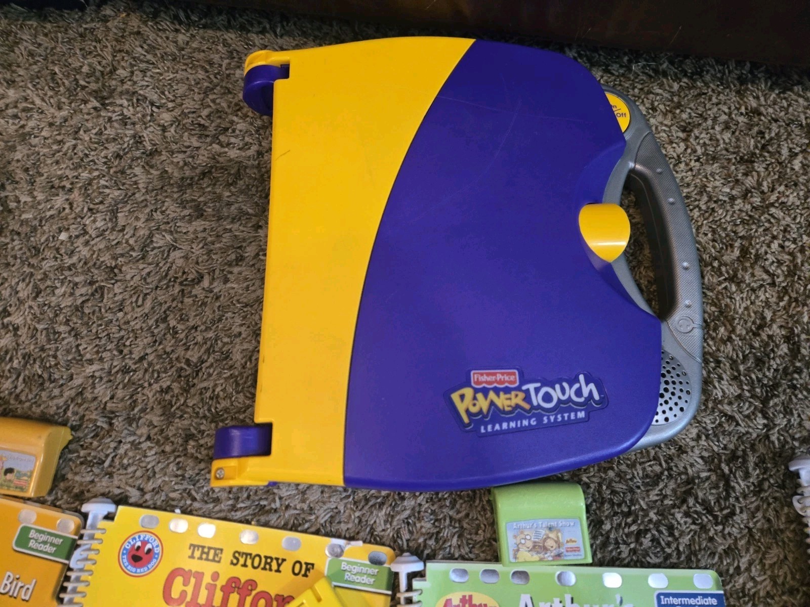 Fisher Price Power Touch Learning System Educational Children Books Cartridges
