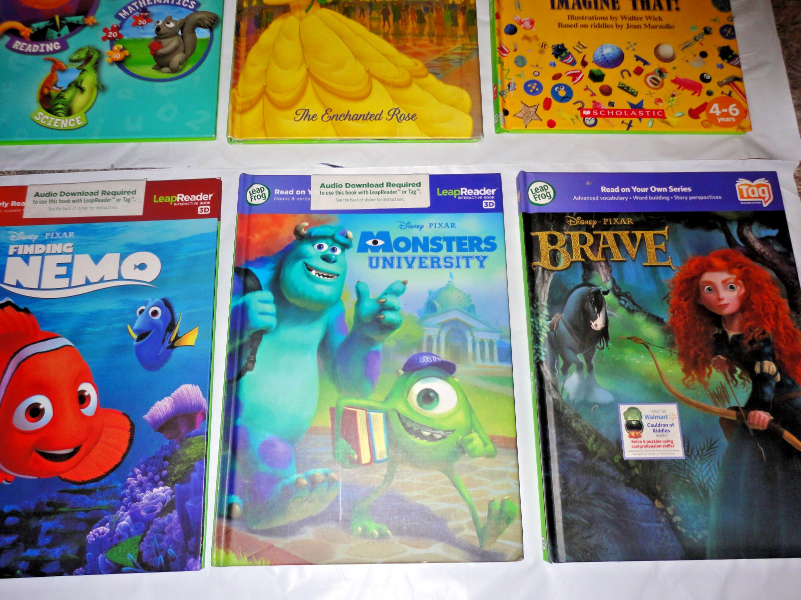 LOT Of 8 LEAPFROG LEAPREADER/TAG BOOKS~EUC | CAT IN THE HAT