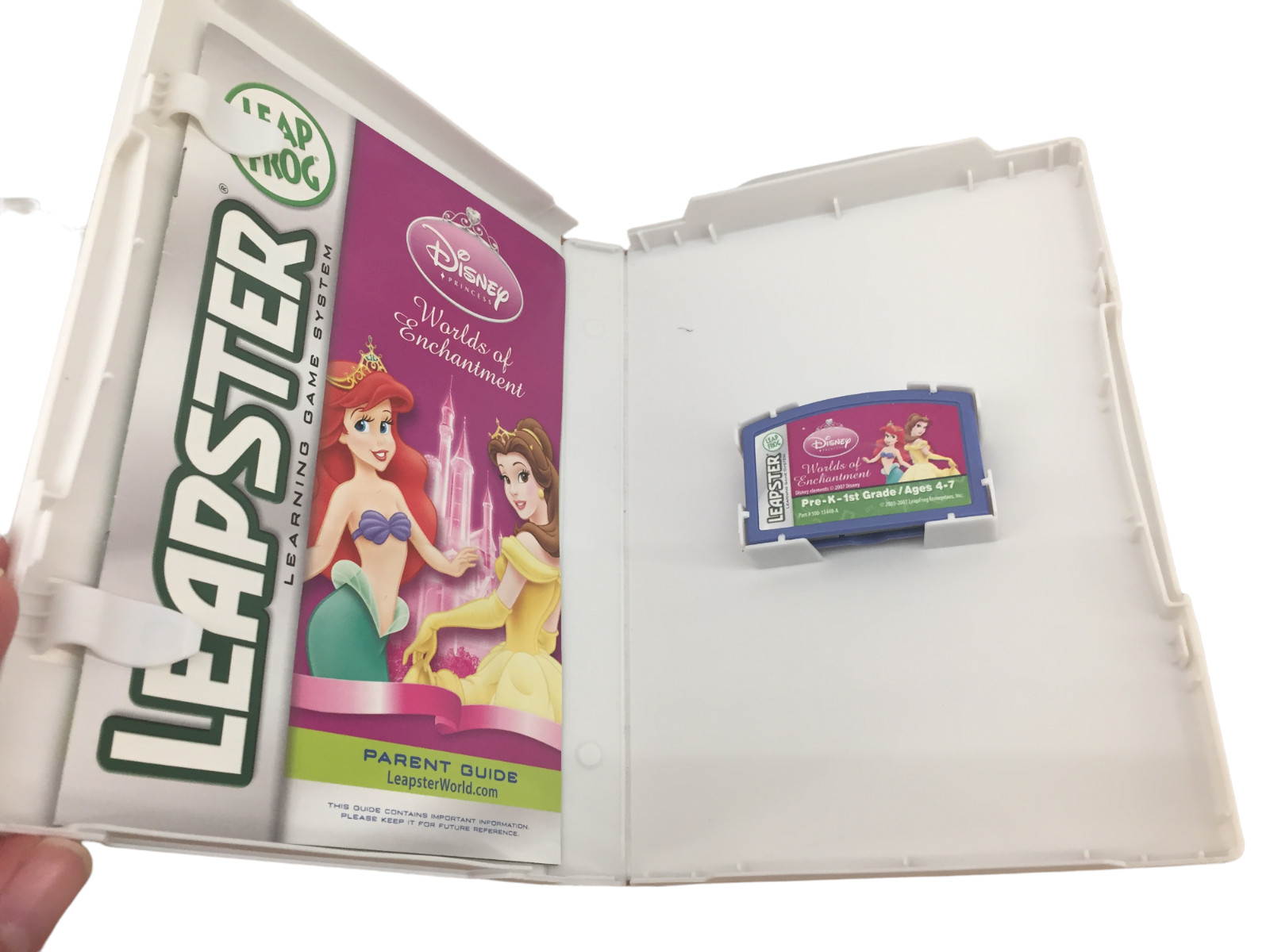 Leapster Game Lot (4) ~ Finding Nemo, Tangled, Dora, Disney