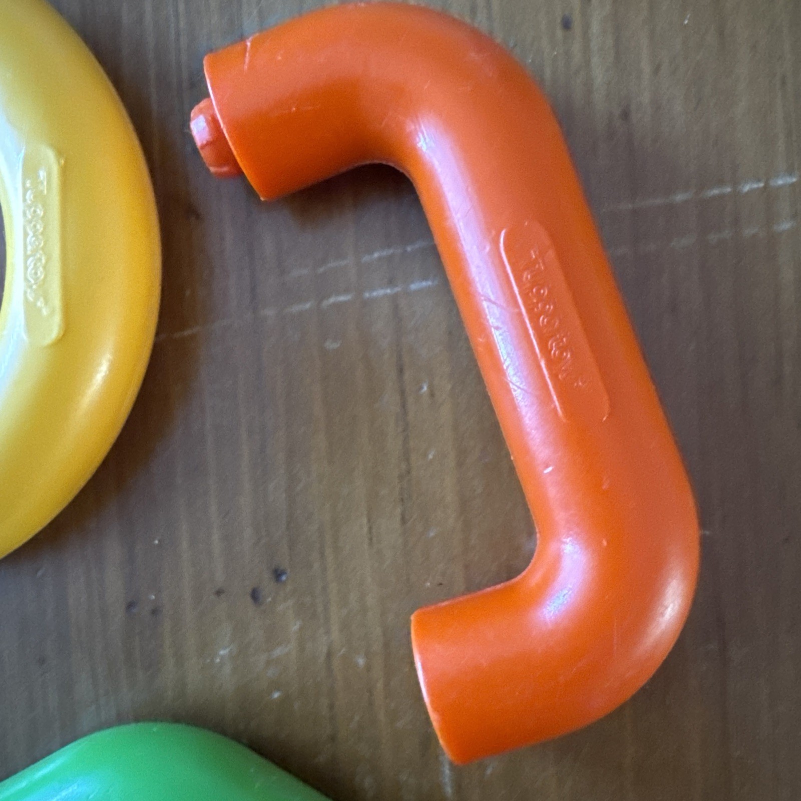 Vintage TUPPERWARE Tuppertoys LINK A LOT Links Shapes Linking Toy Chain Partial