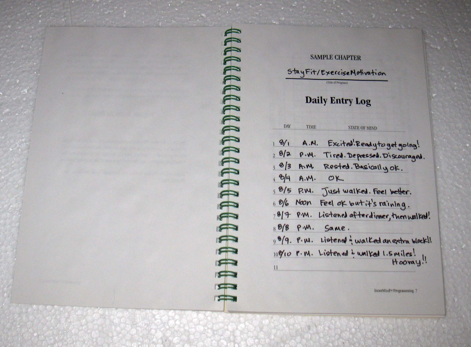 Zygon InnerMind Library Original Workbook Journal for Learning Disc Machine READ