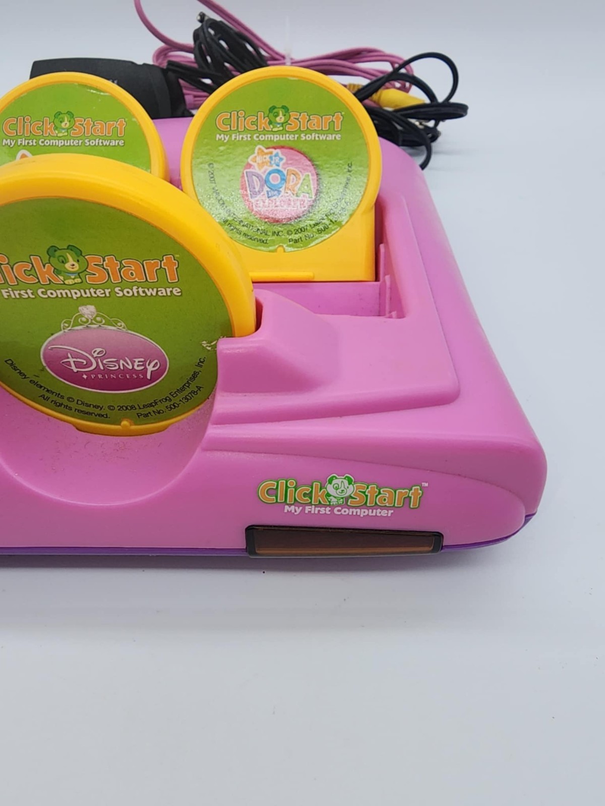 Leap Frog Click Start My First Computer Replacement Console Leap Frog W/ 3 Games