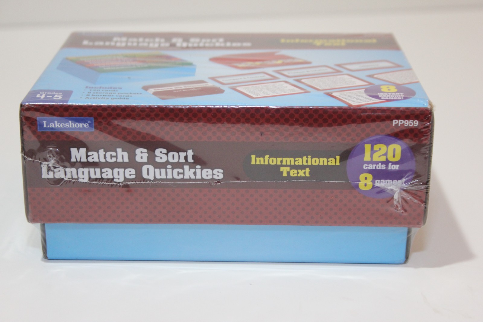 LAKESHORE Match & Sort Language Quickies Grades 4-5 -Informational Text