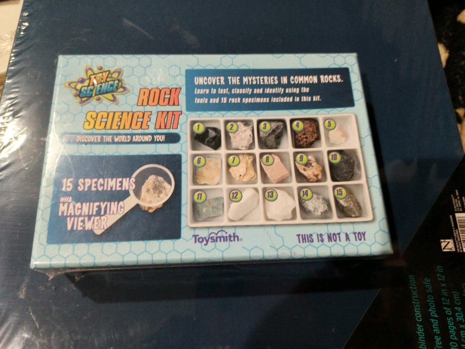 Rock Science Kit Educational Fun for Children By Toysmith BRAND NEW IN PACKAGING