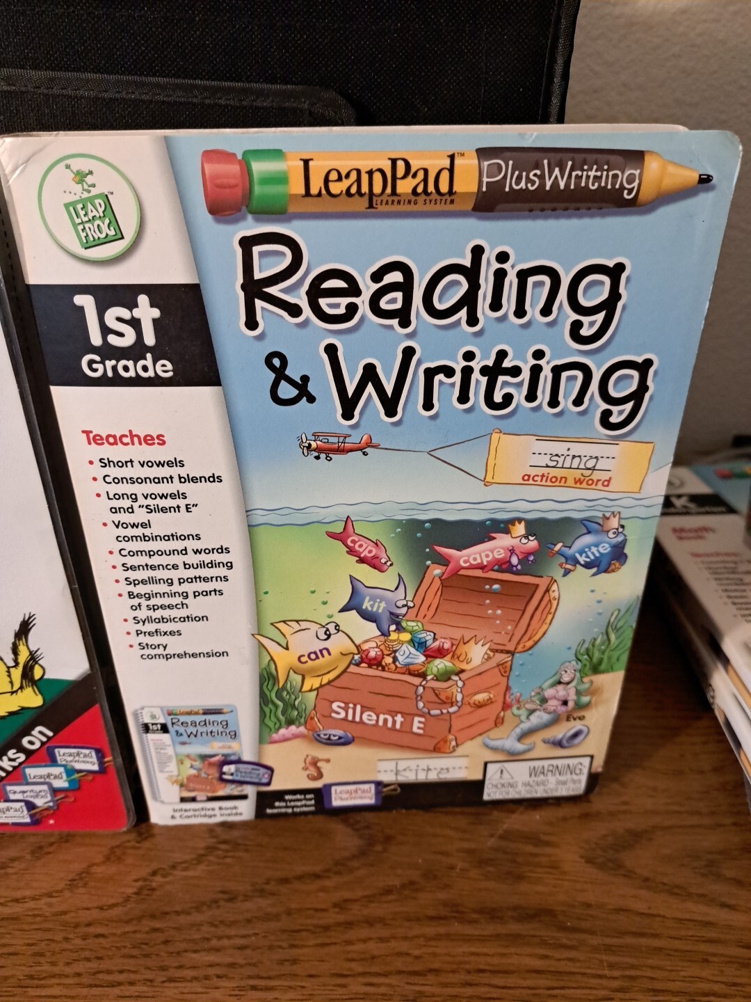 LeapFrog LeapPad Reading, Writing K – 1st Grade Set Of 3 Complete Hop On Pop New