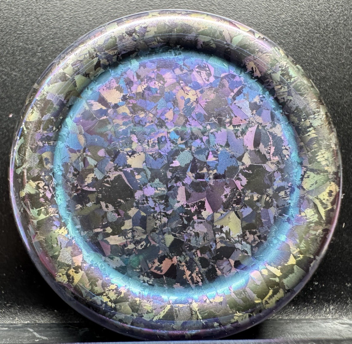ACEDC Haptic Coin Milk Cover- Ice Crystal Titanium Sapphire Blue/Purple-40g-RARE
