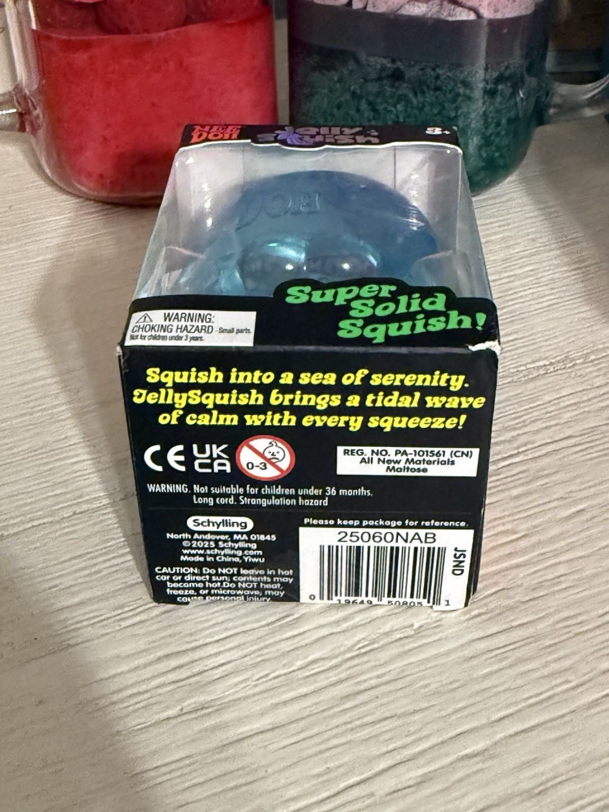 NeeDoh BLUE Jelly Squish Jellyfish Fidget Toy Sensory Stress Relief Squishy NEW