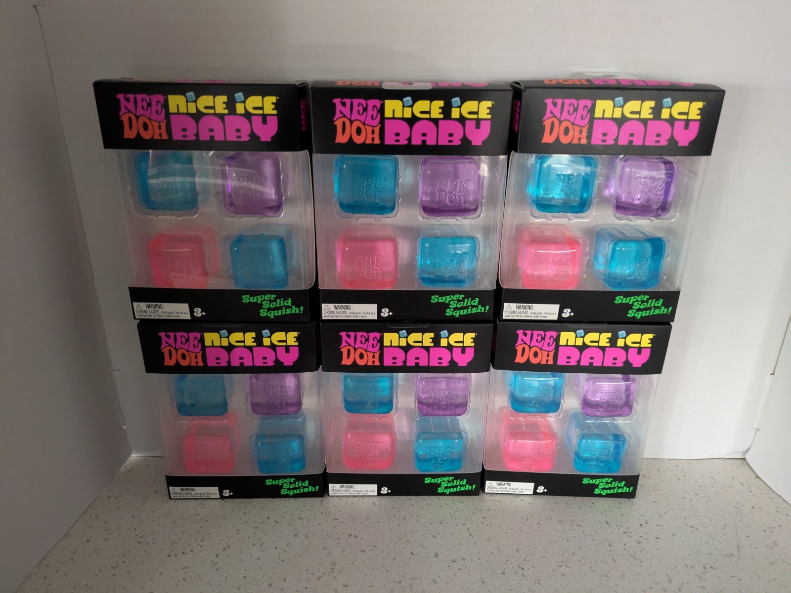 Lot of 6 – BRAND NEW ~ SEALED Needoh Nice Ice Baby Bundles (Mini Nice Cubes)