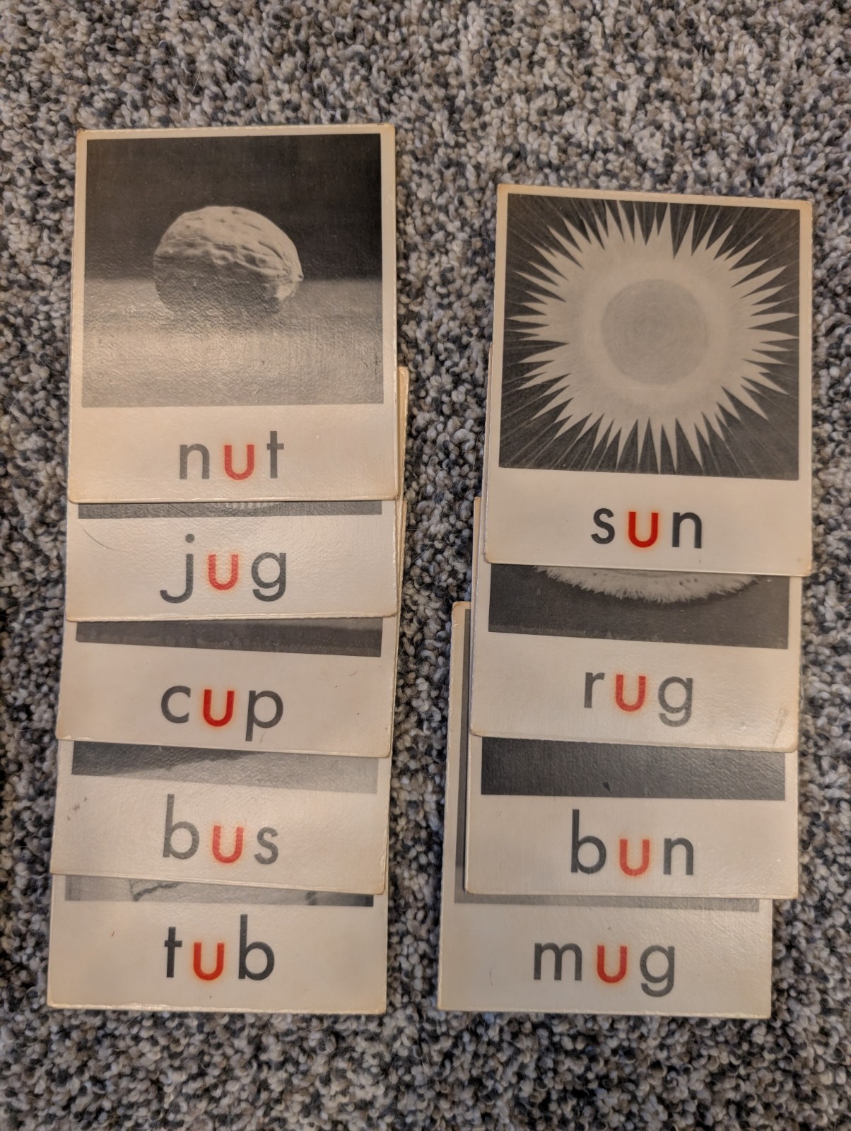 1971 VINTAGE PHONICS PICTURE & CONTROL CARDS – SISTERS OF NOTRE DAME DE NAMUR