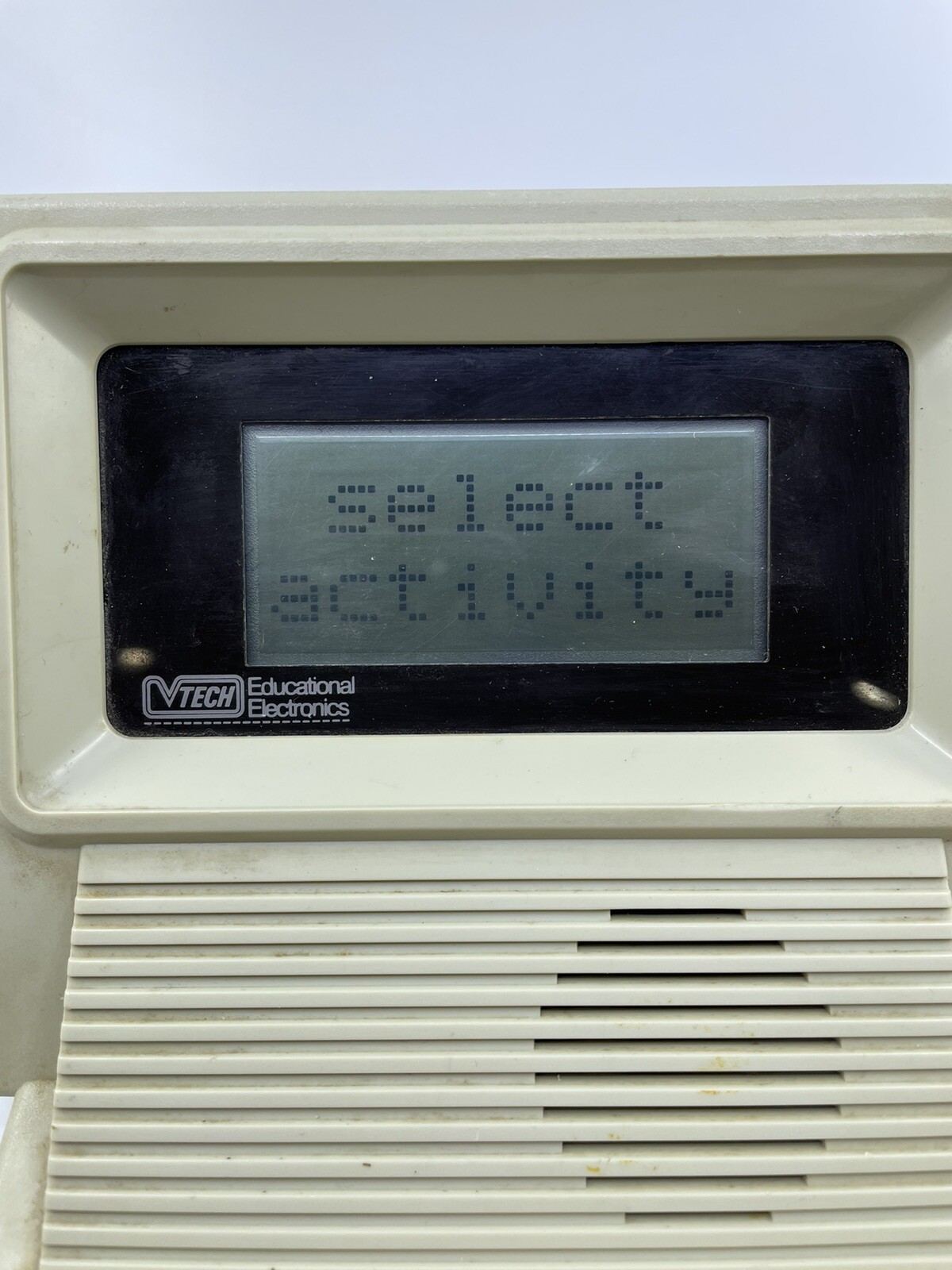 Vtg V-Tech Learning Window Teaching Machine 1986 Educational (Works) R2