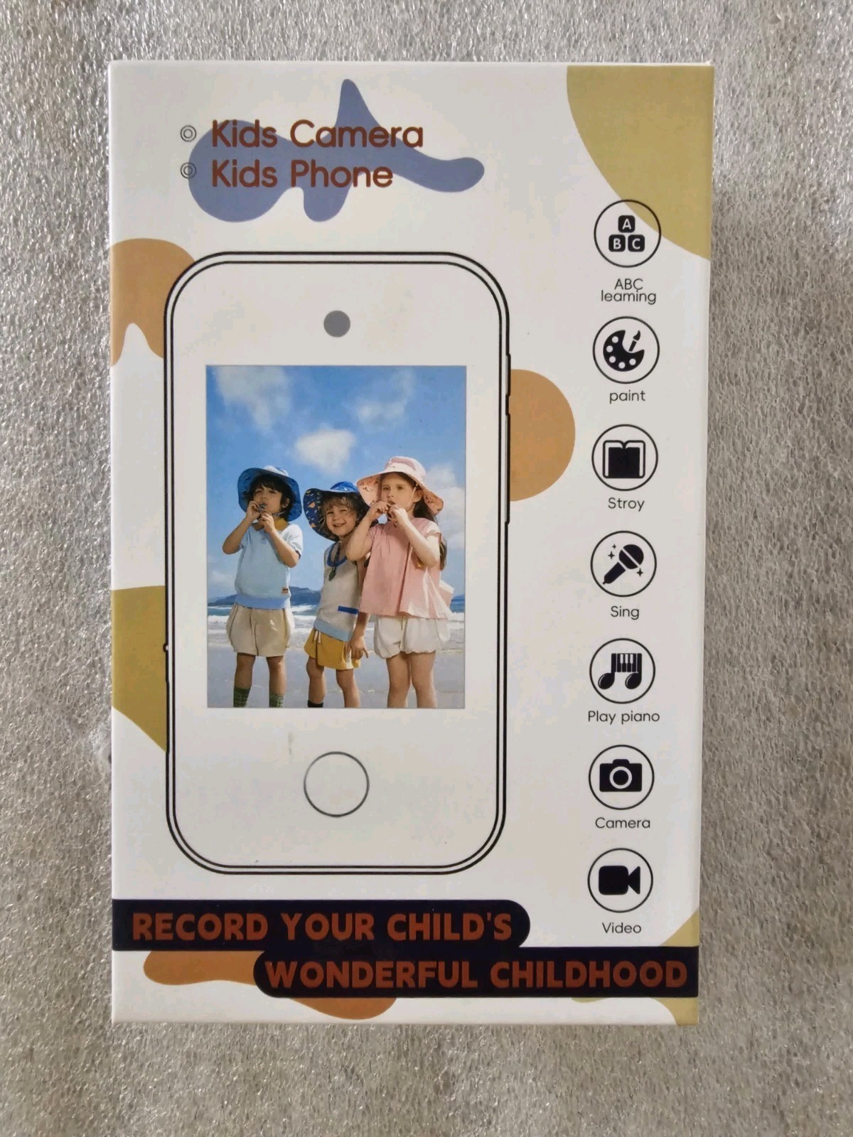 Multi Function Kids Toy Smart Phone Camera/Video, Games, Learning, Music, Dino