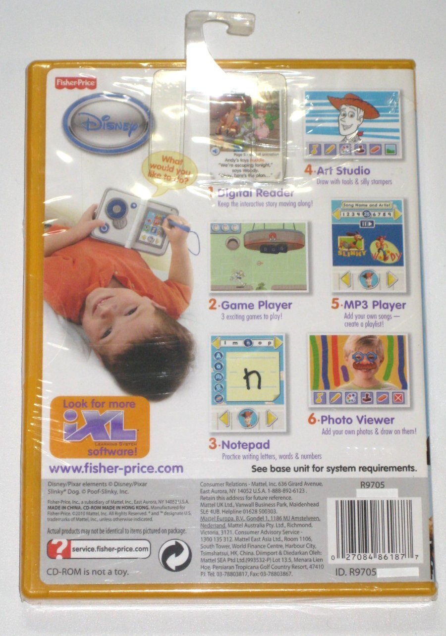 Fisher Price IXL Learning GAME Disney Pixar TOY STORY + 3-7 Years