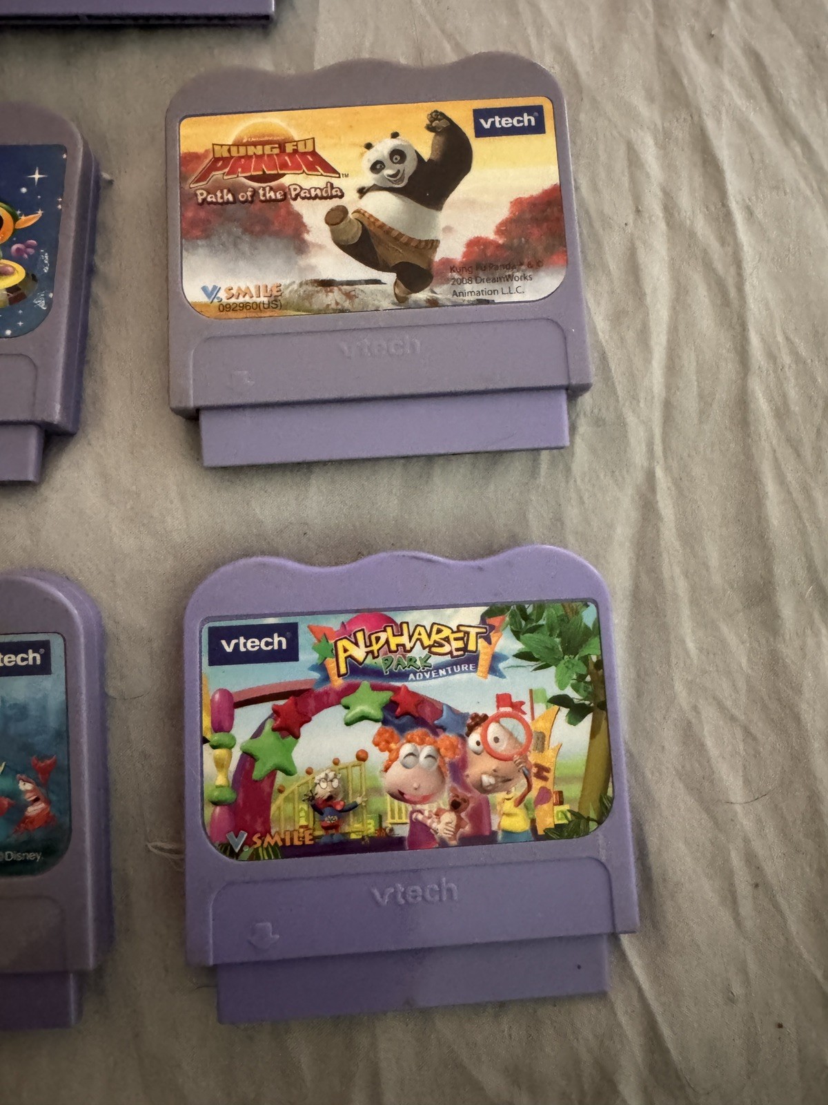 VTech V.Smile Game Lot Disney Scooby Doo SpongeBob Kung Fu Panda Zayzoo
