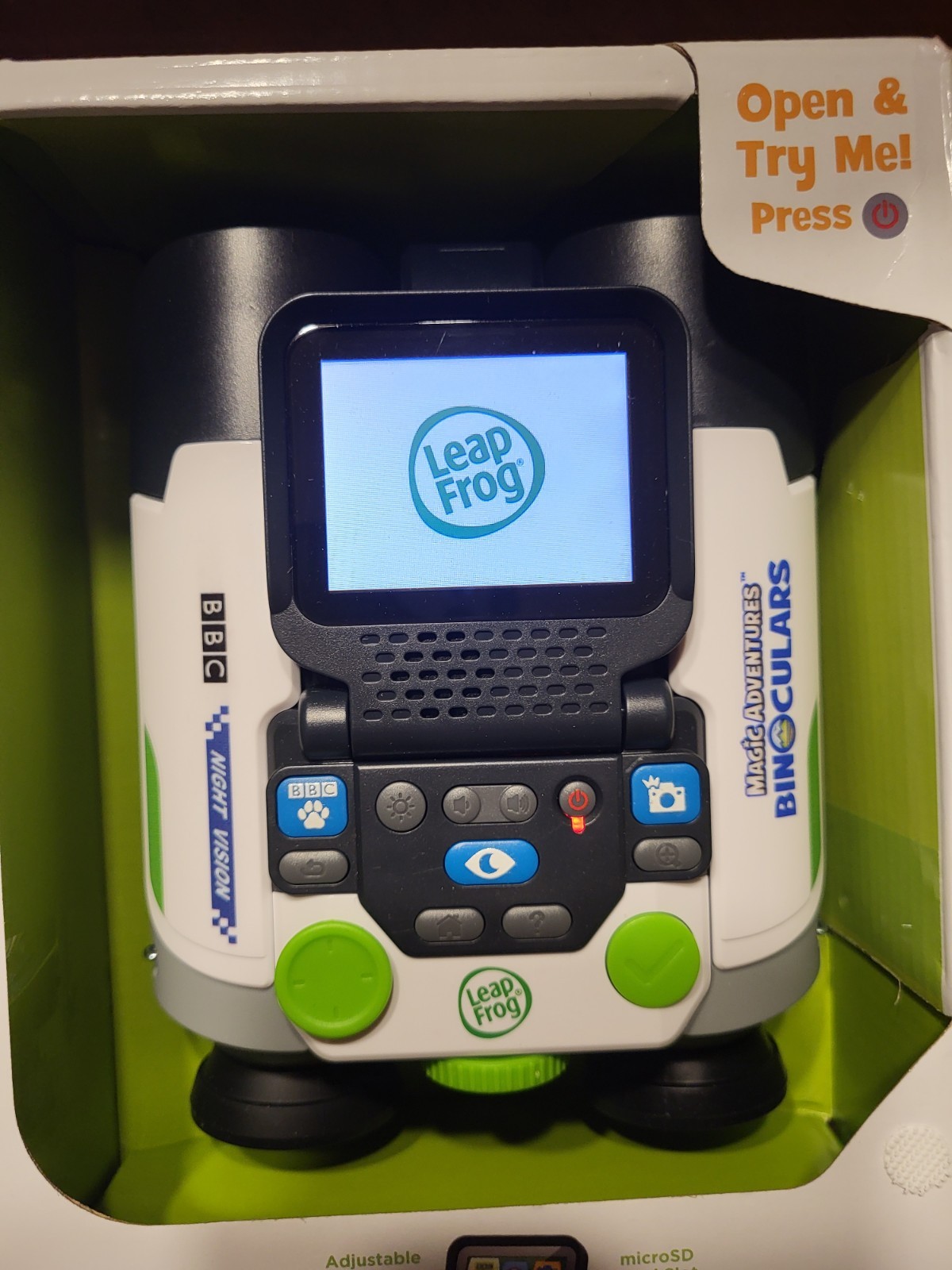 Leap Frog Magic Adventures Binoculars Learning Interactive Camera Game Quiz BBC