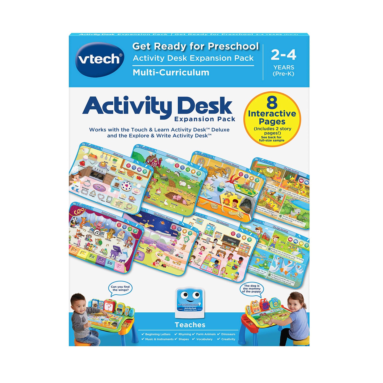 VTech Touch and Learn Activity Desk Deluxe Expansion Pack – Get Ready for