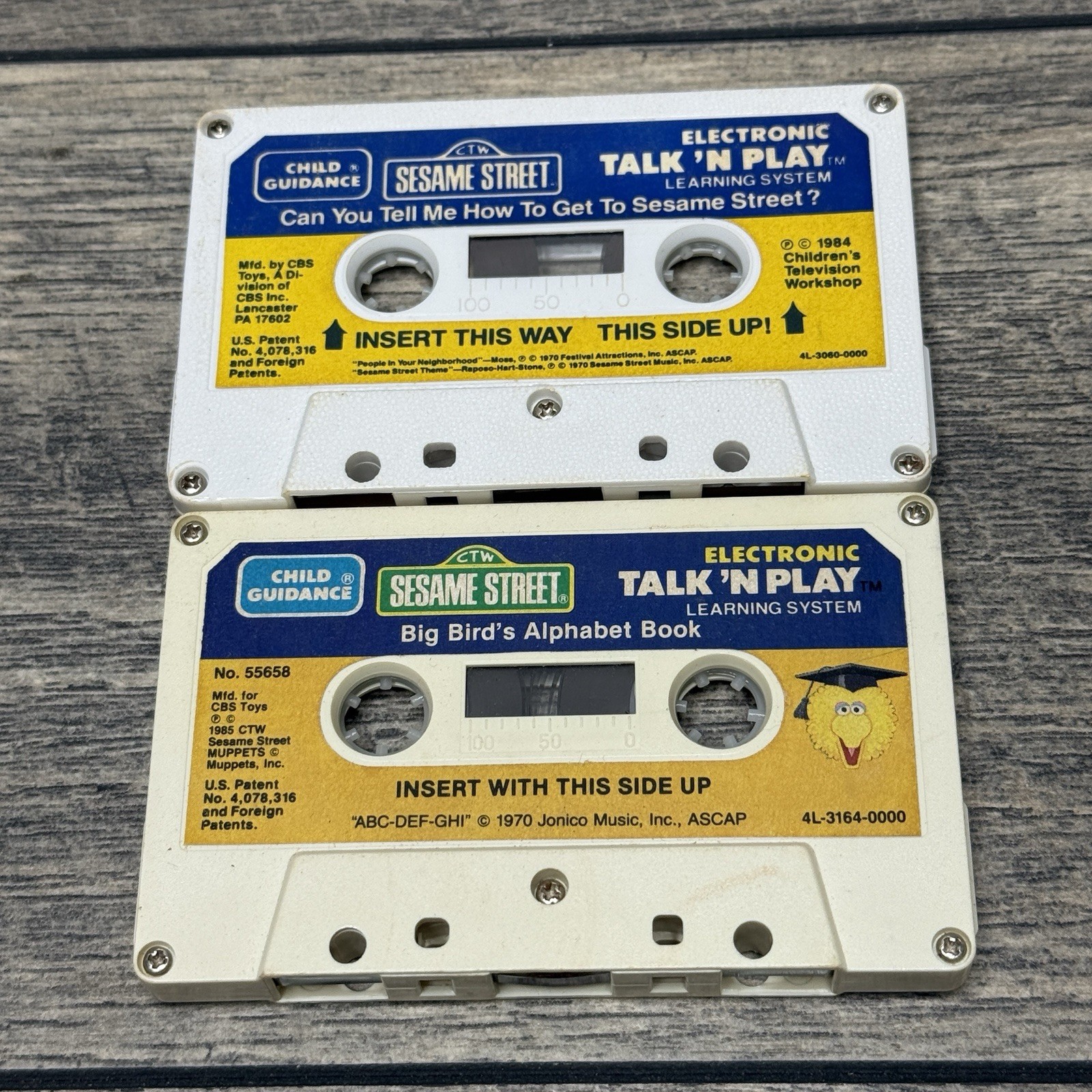 Lot of 5 Playskool Talk ‘N Play Cassette Tapes Sesame Street / Goofy’s Coaching