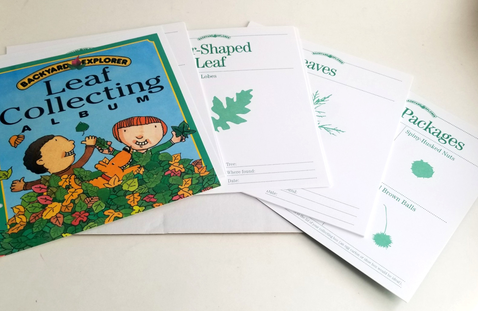 Backyard Explorer 3 In 1 Collectors Kit Leaf Album Book S-3