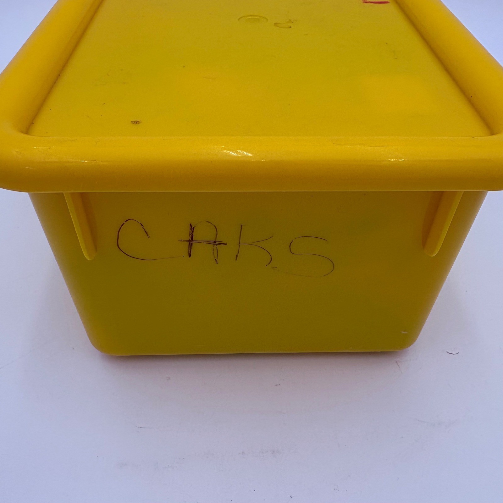 Magnetic letters, numbers, symbols, huge lot, 3 lbs. in plastic bin plastic foam