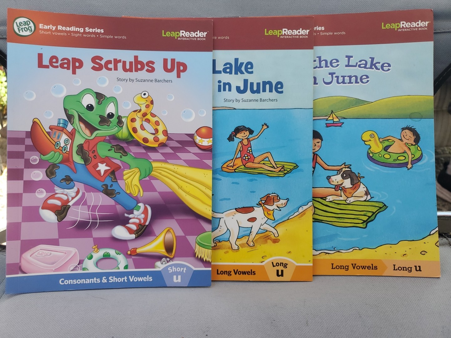 Lot of 17 Leap Frog Leap Reader Early Reading Series Interactive Books VOWELS