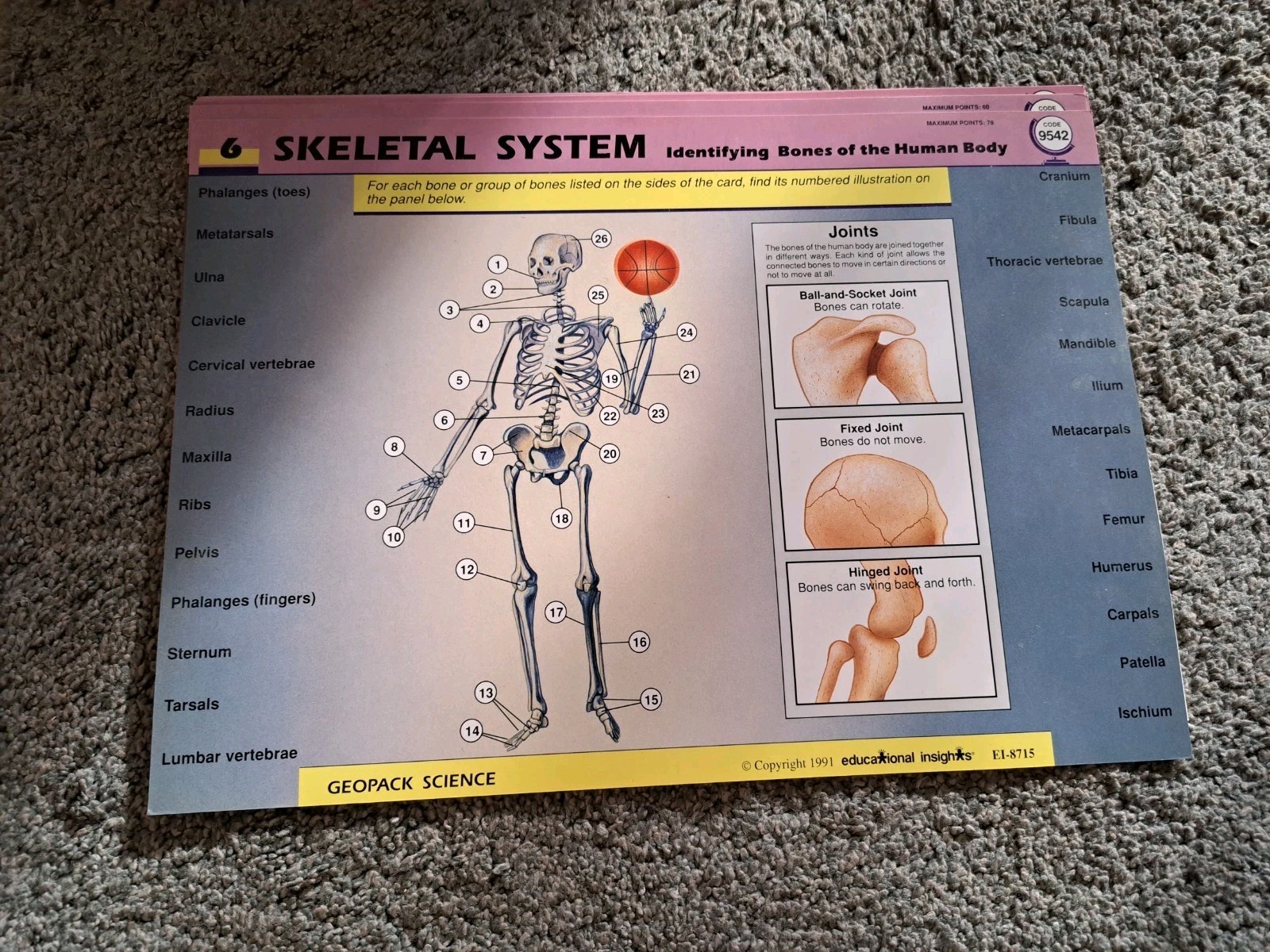 Electronic Geosafari 20 Lessons Science Cards Geography Game