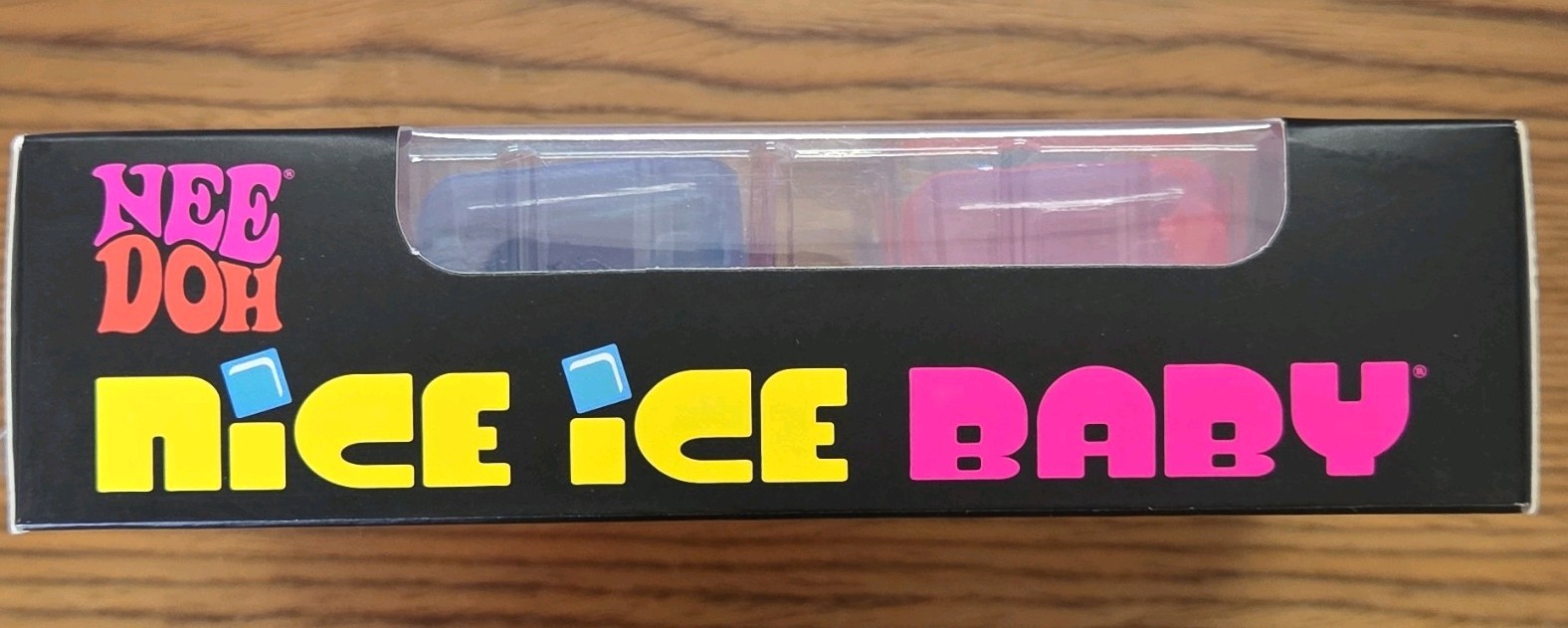 Schylling Nee Doh Nice Ice Baby Super Solid Squish 4-Pack Blue/Pink/Purple