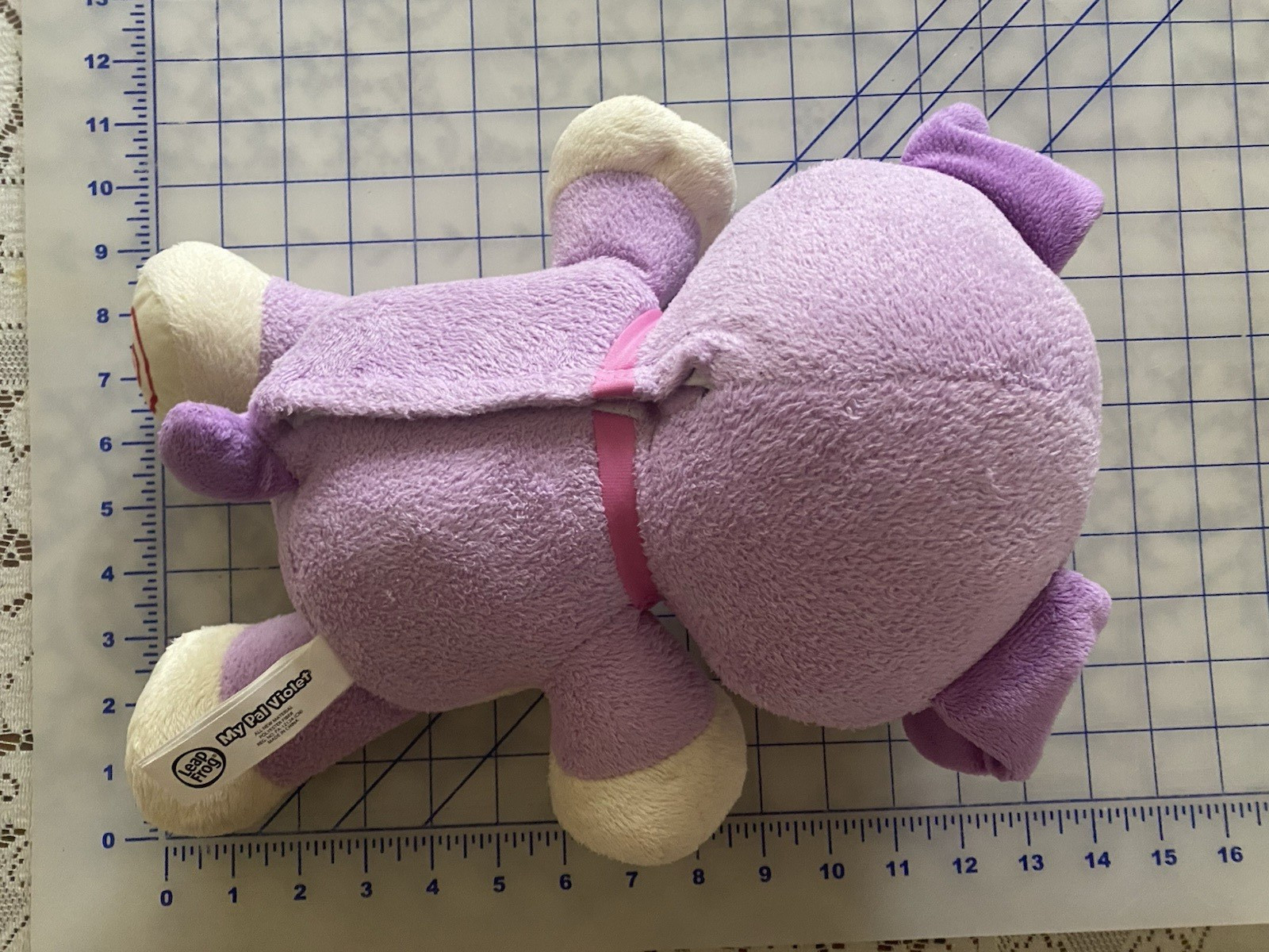 Leap Frog My Pal Violet Purple Plush Dog Talks Sings Music 14″ Interactive Toy