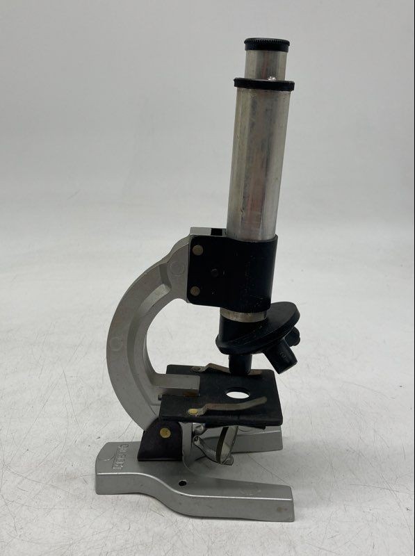 Vintage Gilbert Opto Collectible Student Microscope With Manual And Box