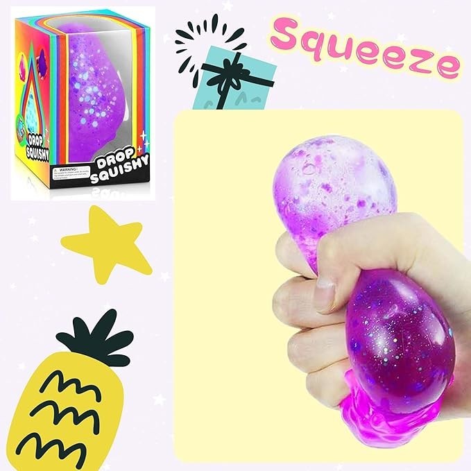 Purple Needoh Nee Doh Galactic Glow Dream Drop EXTREMELY RARE AUTHENTIC