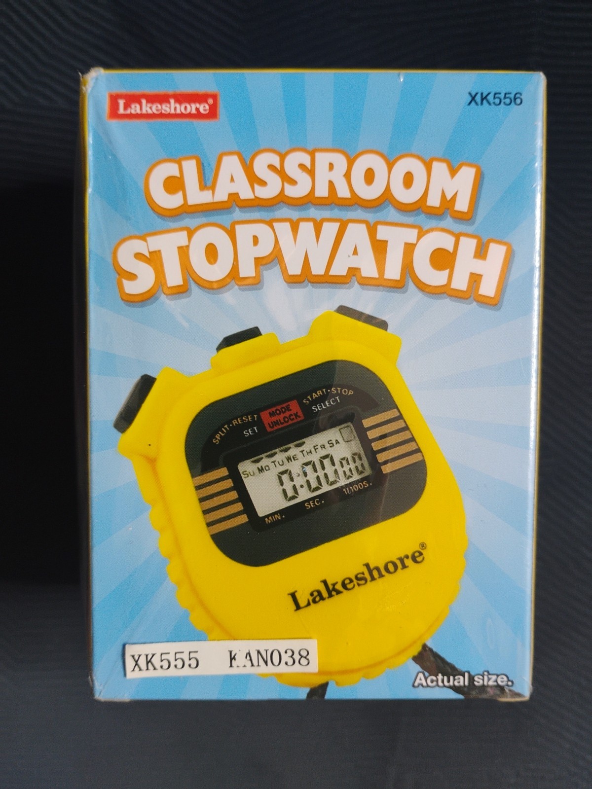 LAKESHORE CLASSROOM LEARNING STOPWATCH 4 PACK – YELLOW – RED – BLUE & GREEN