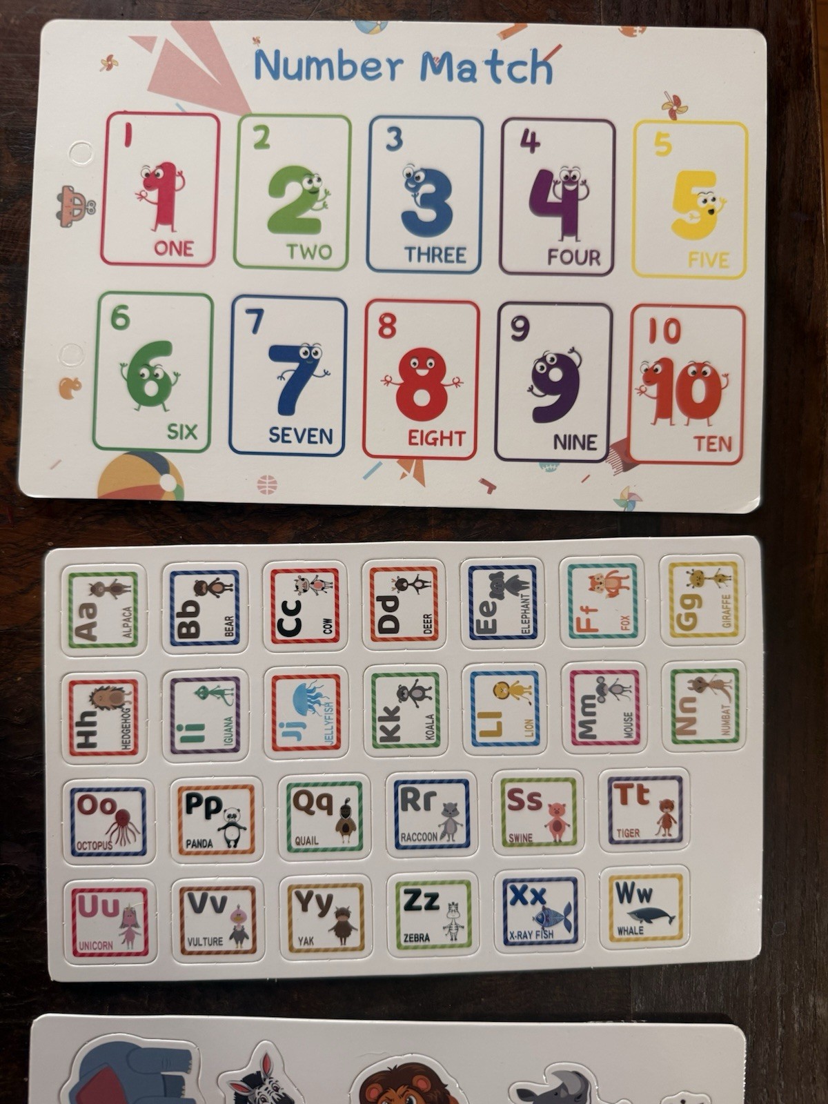 Montessori Preschool Learning Board Set
