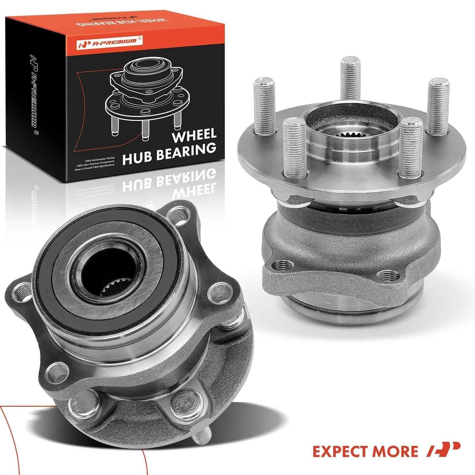 A-Premium 2 x Rear Wheel Bearing and Hub Assembly with 5-Lug Compatible with …