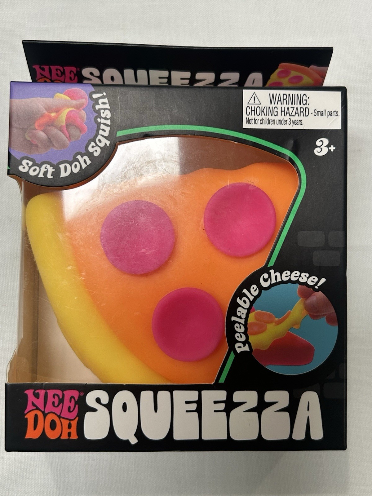 Nee Doh Authentic Squeeza Pizza Slice Peelable Squish