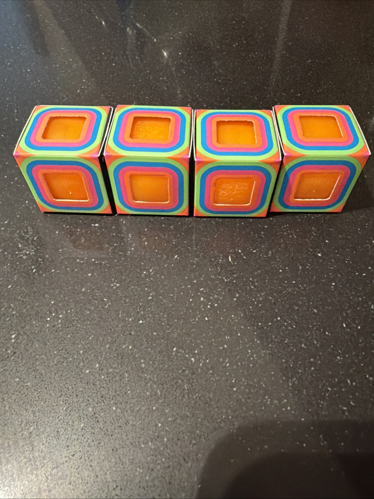 Needoh Cool Cube 1.25 Squishy Orange Mini Cube Stress Reliever – NEW qty 1