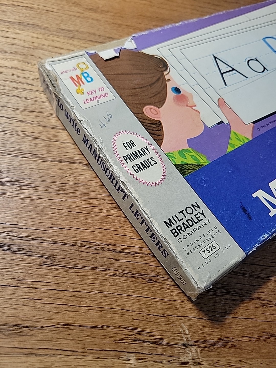 VTG 1967 Milton Bradley Learn to Write Manuscript Letters & Numbers