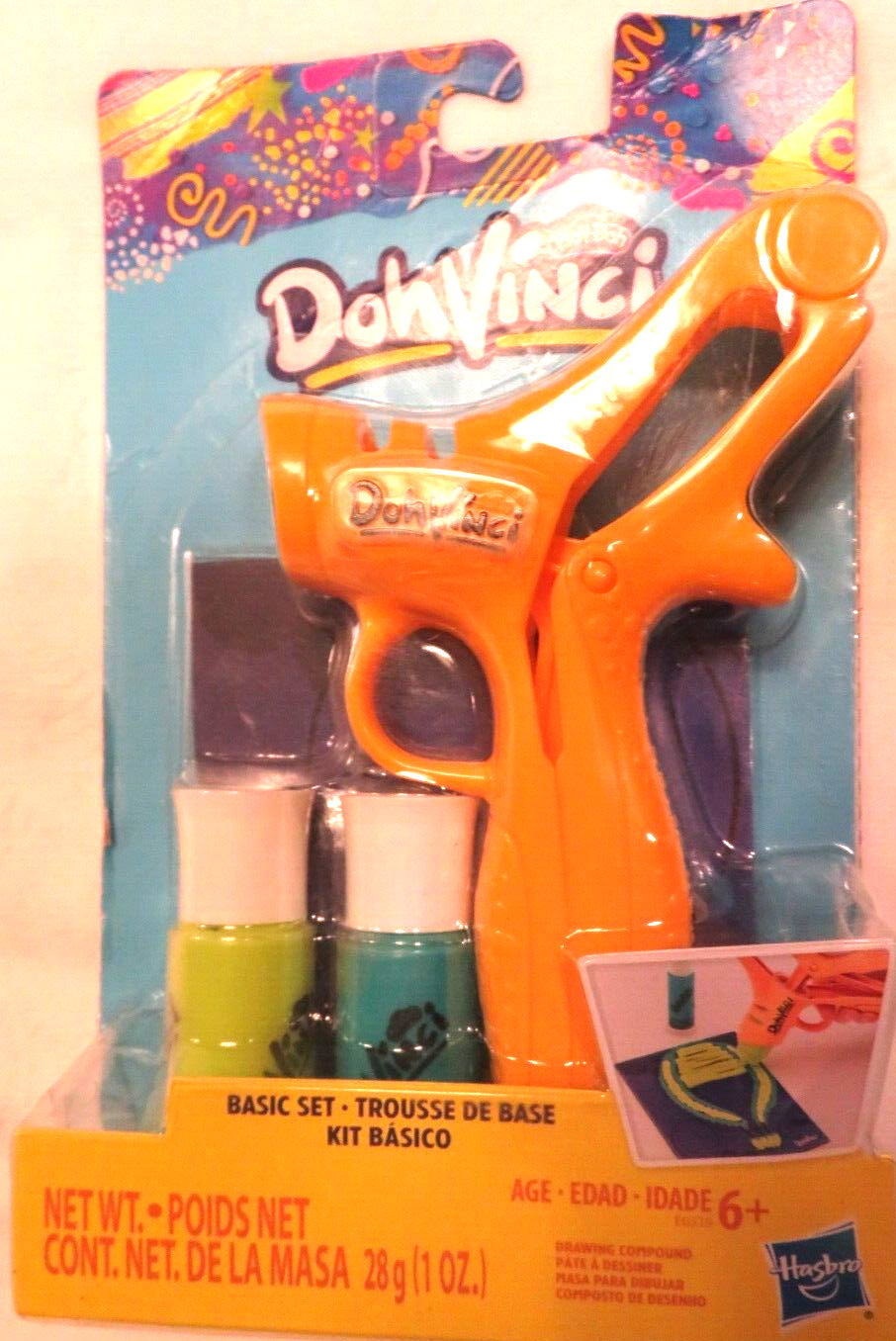 Nos Hasbro Doh Vinci Basic Set Play-Doh Drawing Compound Tool Toy Artist Set