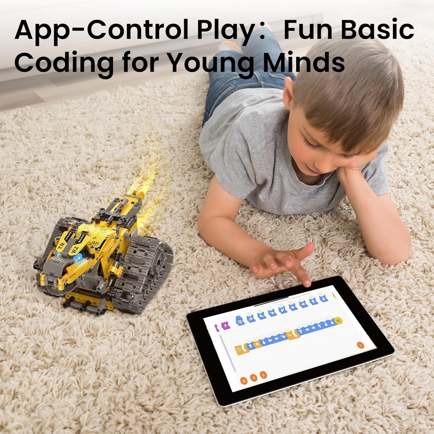 Robot Building Kit with Remote Control Gifts for Kids Boys Ages 8-13, Coding …