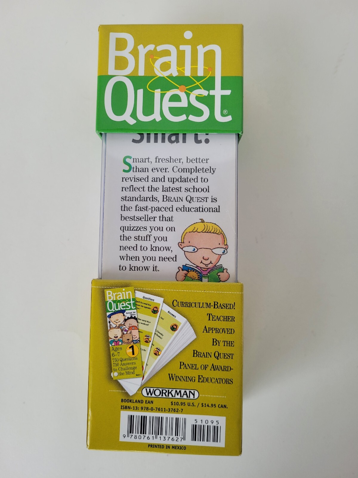Brain Quest Q&A Cards Grade 1 (Deck 1 & 2) Revised 3rd Edition Ages 6-7