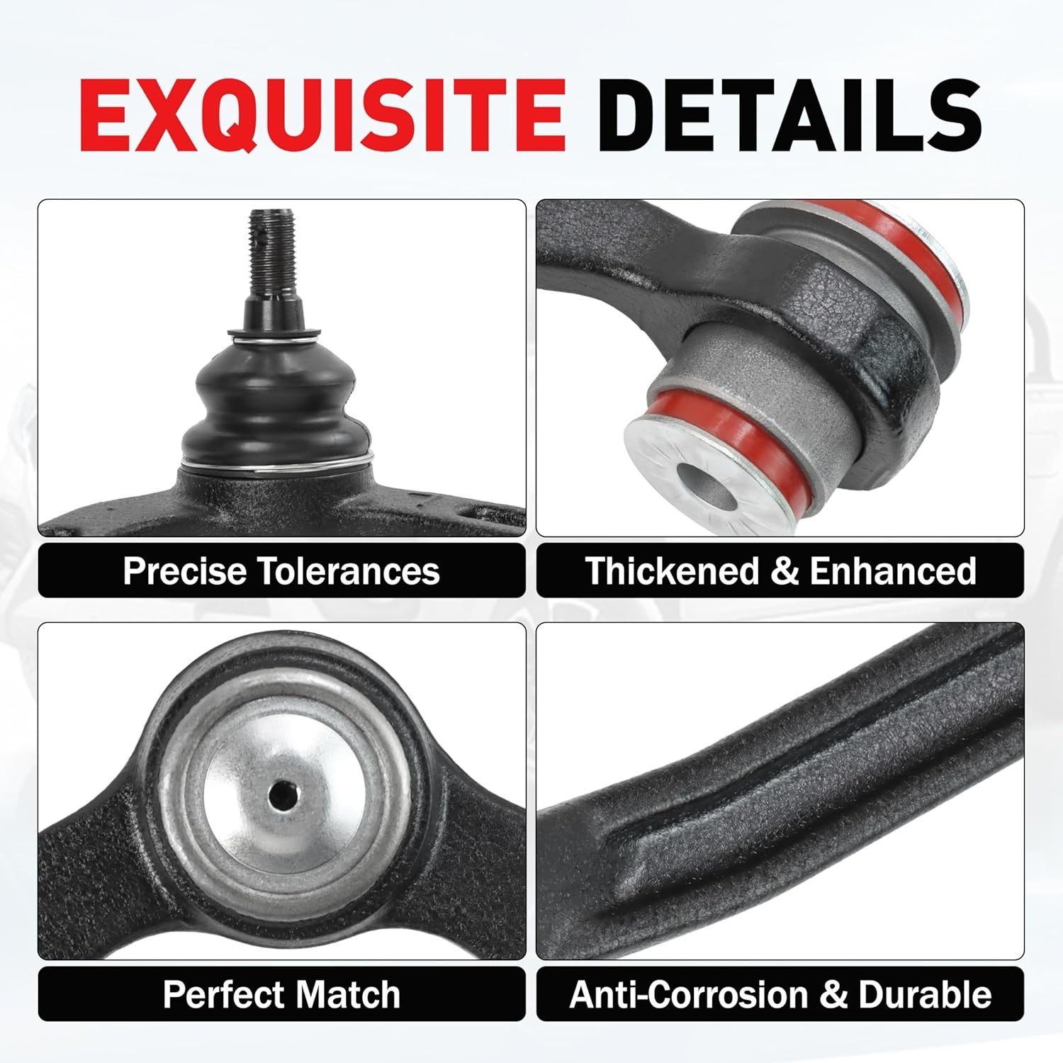 4WD 14Pc Front End Suspension Kit for Ford F-150 1997-2003, F-250 1997-1999, Exp