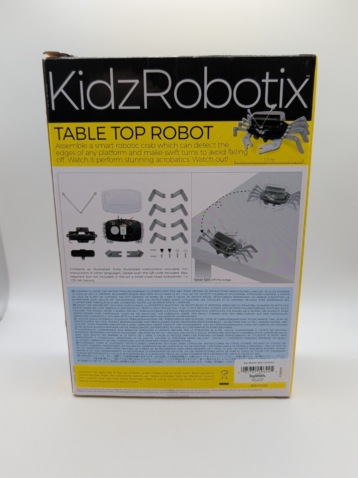 Kidz Robotix Table Top STEM Kit NEW + Solar Robot 6 In 1 STEM Kit (Open/Unused)
